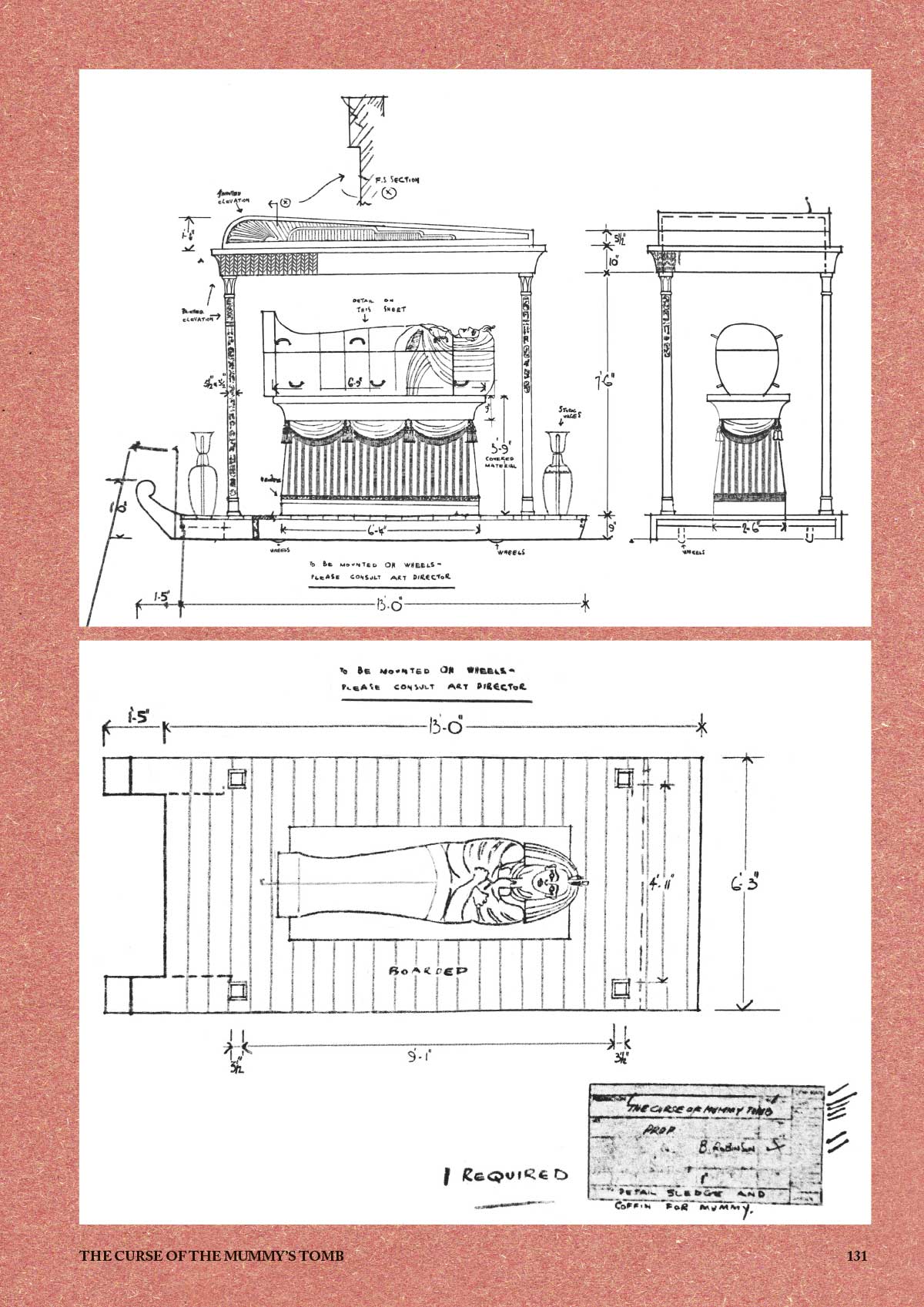 Hammer Mummy Scrapbook