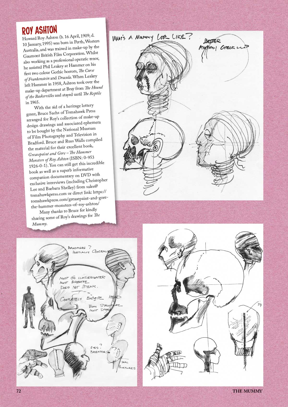 Hammer Mummy Scrapbook